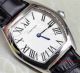 2017 Cartier Tortue Stainless Steel White Dial Black Leather Strap Watch (7)_th.jpg